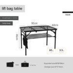 میز فلزی تاشو کمپینگ Mountainhiker مدل Lifting Bag Table