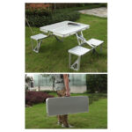 FOLDING PICNIC 4 PERSONS CAMPING CHAIRS AND TABLE SET (1)