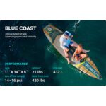 پدل بورد بادی های کو مدل Blue Coast 11′