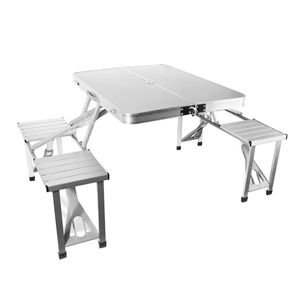 میز و صندلی تاشو آلومینیومی کمپینگ 4 نفره مدل Folding Picnic Table (2)