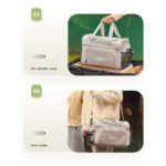 30L LARGE CAPACITY PICNIC BAG PORTABLE THERMAL INSULATION BAG ICE BAG LUNCH BOX BAG WATERPROOF CAMPING BACKPACK OUTDOOR