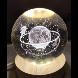 CRYSTAL BALL WITH LIGHTS GIRL AND EARTH MODEL (2)