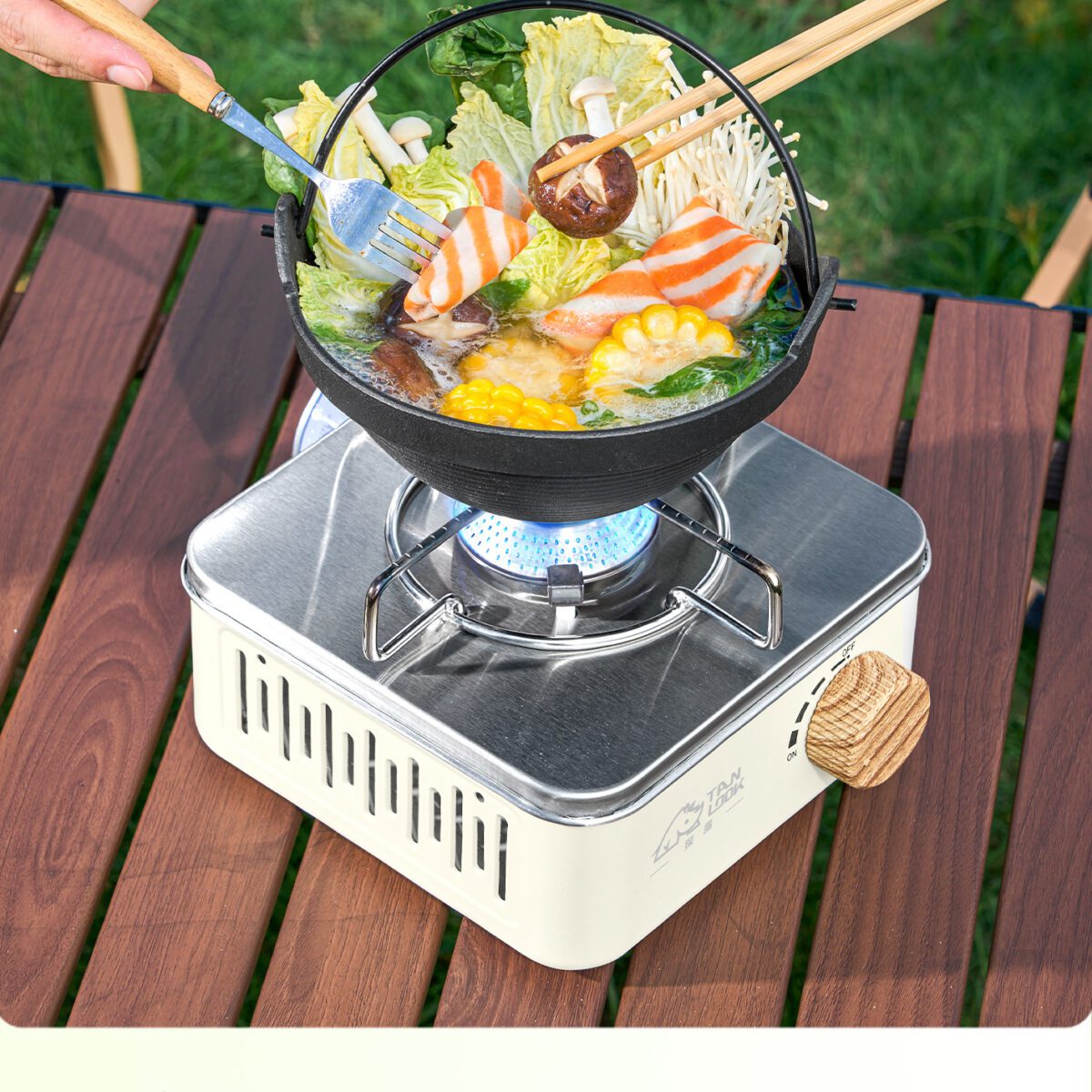 TANLOOK PORTABLE MINI CASSETTE STOVE HOUSEHOLD OUTDOOR CAMPING HW-16401T