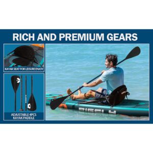 BIGFLY FOOT PRINT PRO 11'6 INFLATABLE PADDLE BOARD SUP BOARD