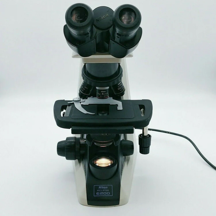 NIKON ECLIPSE E200 BINOCULAR BIOLOGICAL MICROSCOPE (1)