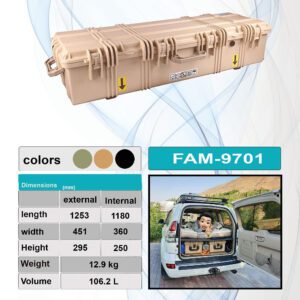 باکس پلیمری آفرود کینگ هاردکیس مدل FAM 1180H