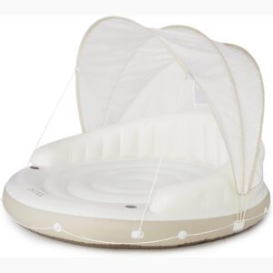 CANOPY INFLATABLE POOL ISLAND FLOAT (2)