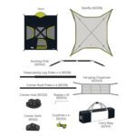 CORE EQUIPMENT 6 PERSON INSTANT CABIN BLOCKOUT TENT 11ft x 9ft (6)