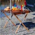  MAGICAMP FOLDABLE WOODEN CAMPING TABLE CHAIR SET