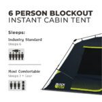 چادر اتوماتیک 6 نفره Core مدل Instant Cabin Blockout (3)