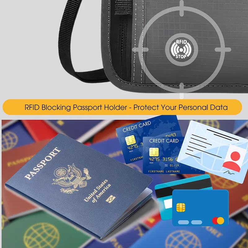 کیف پاسپورتی گردنی مدل A05