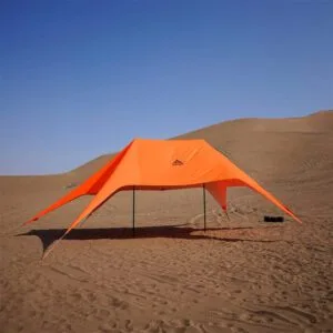 سایبان ستاره ای کمپینگ استارتنت دابل دیلور مدل دو ستون (5)