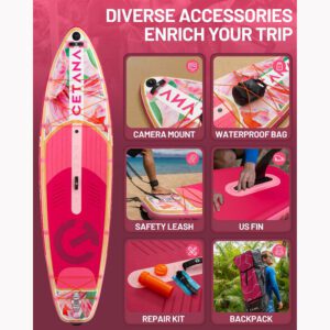 CETANA FANTASY PINK PADDLE BOARD (3)