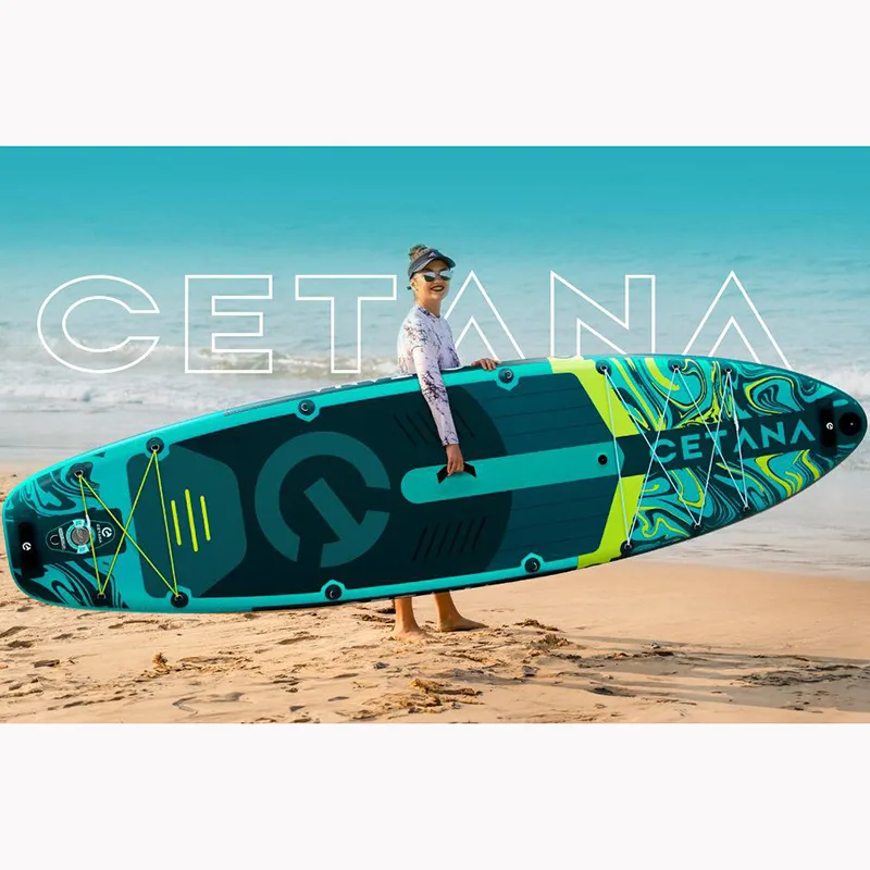 CETANA HUNTERGLIDE GREEN PADDLE BOARD (2)