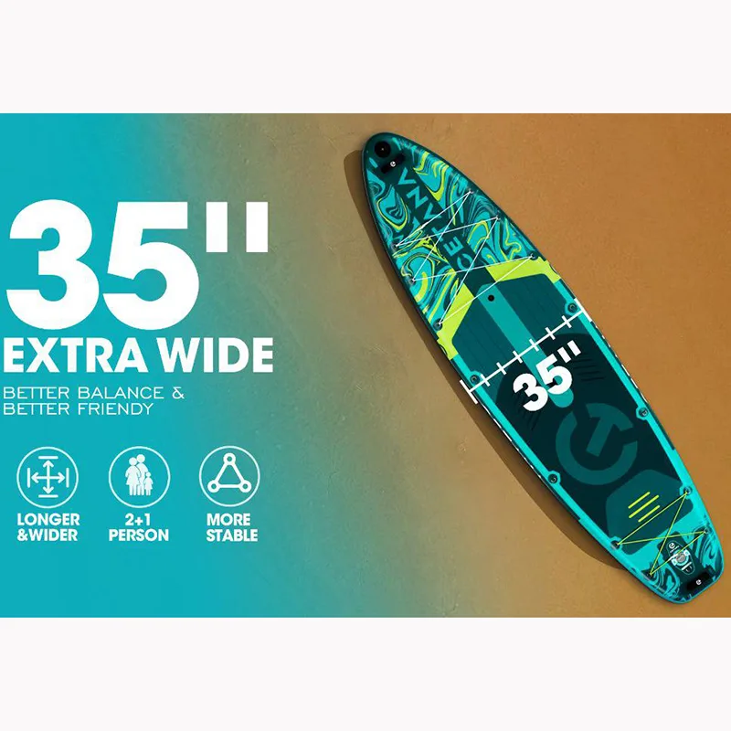CETANA HUNTERGLIDE GREEN PADDLE BOARD (4)