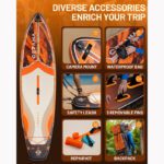 CETANA VIBEMAX ORANGE PADDLE BOARD (2)