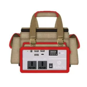 پاوربانک چندکاره توبیز مدل BTY-50 با اینورتر 500W و چراغ کمپینگ