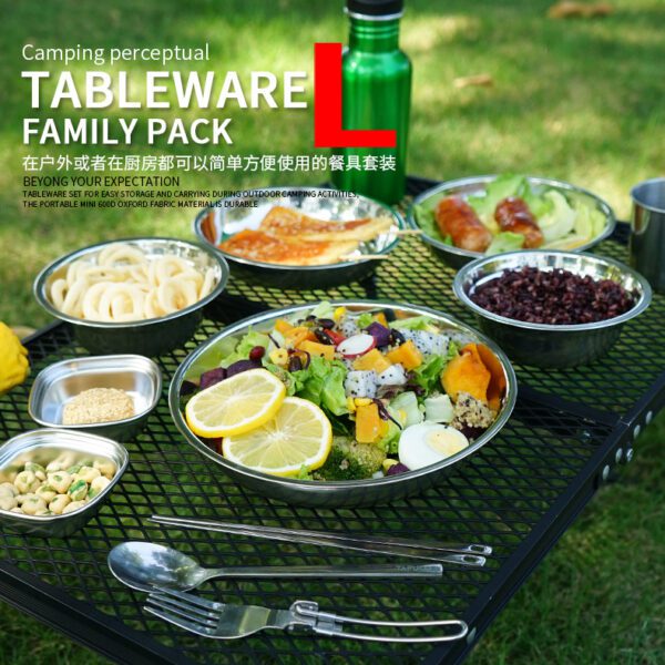ست ظروف کمپینگ 22 تکه CLS مدل 22P Tableware Family Pack