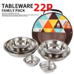CLS 22P CAMPING TABLEWARE FAMILY PACK