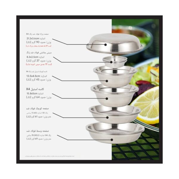 ست ظروف کمپینگ 22 تکه CLS مدل 22P Tableware Family Pack