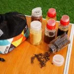CLS 6-PIECE CAMPING SPICE SET WITH SEMI-MESH CARRYING CASE