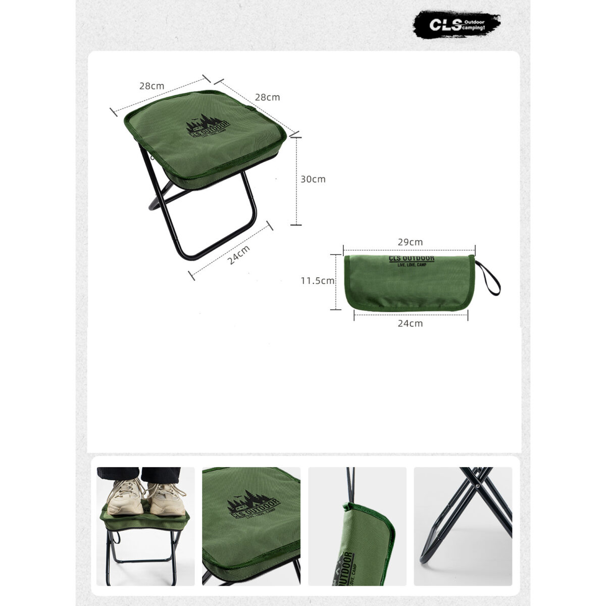 صندلی تاشو کمپینگ CLS Outdoor مدل Bag Chair