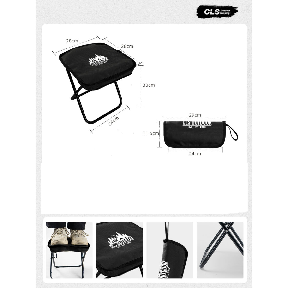 صندلی تاشو کمپینگ CLS Outdoor مدل Bag Chair