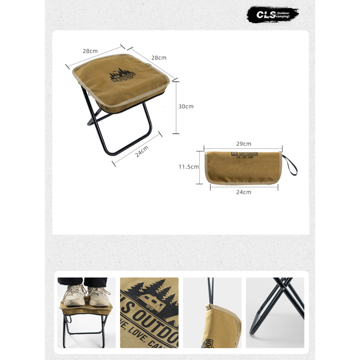 صندلی تاشو کمپینگ CLS Outdoor مدل Bag Chair