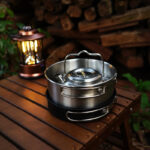 CLS OUTDOOR STAINLESS STEEL POT SET CAMPING