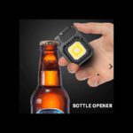 چراغ تاکتیکال کمپینگ مدل COB Rechargeable Keychain Light W5130 همراه با سه‌پایه