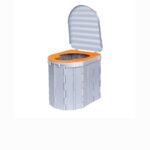 FOLDING TRAVEL TOILET WITH SEAT PAD