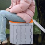 توالت سفری تاشو مدل Folding Toilet همراه با پد