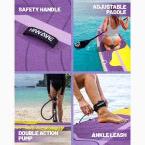 HIWAVE BREEZE PURPLE PADDLE BOARD (2)
