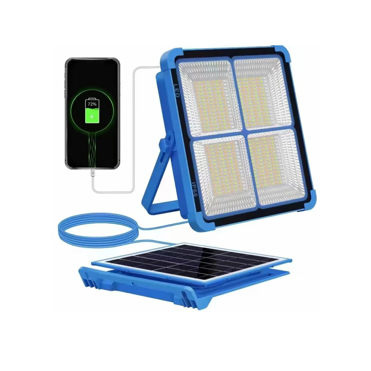 پروژکتور شارژی خورشیدی 200W مدل UXI BL-912