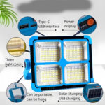 پروژکتور شارژی خورشیدی 200W مدل UXI BL-912