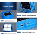 پروژکتور شارژی خورشیدی 200W مدل UXI BL-912