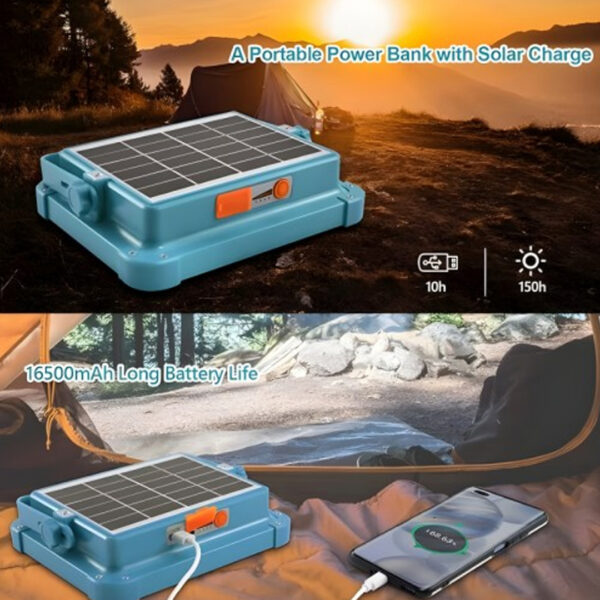 پروژکتور شارژی خورشیدی 200W مدل UXI BL-912