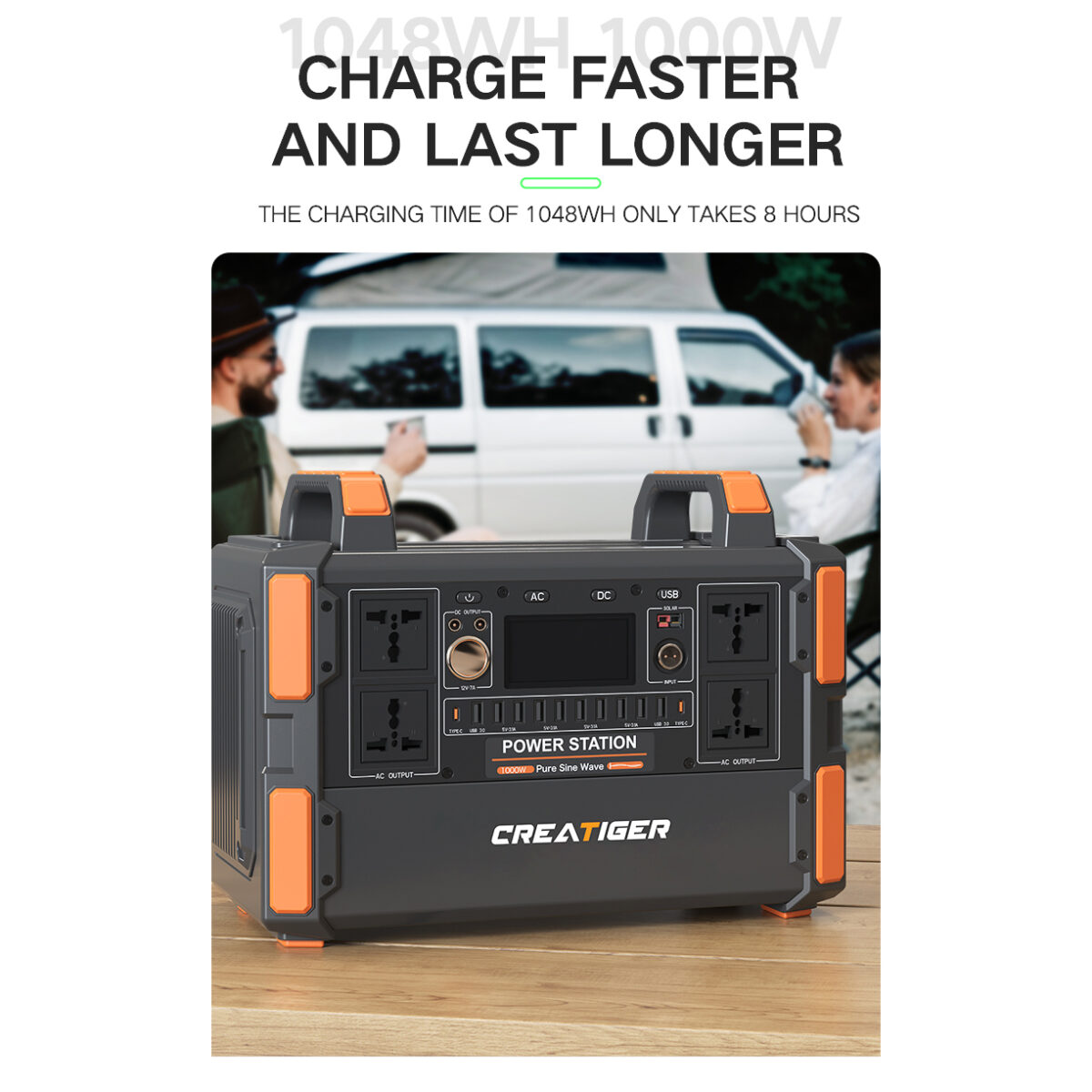پاور استیشن چندکاره CREATIGER کانپکس مدل TW-BK-008 با ظرفیت 310 آمپر ساعت