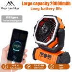 پنکه شارژی Mountainhiker مدل Cybertron Fan v2