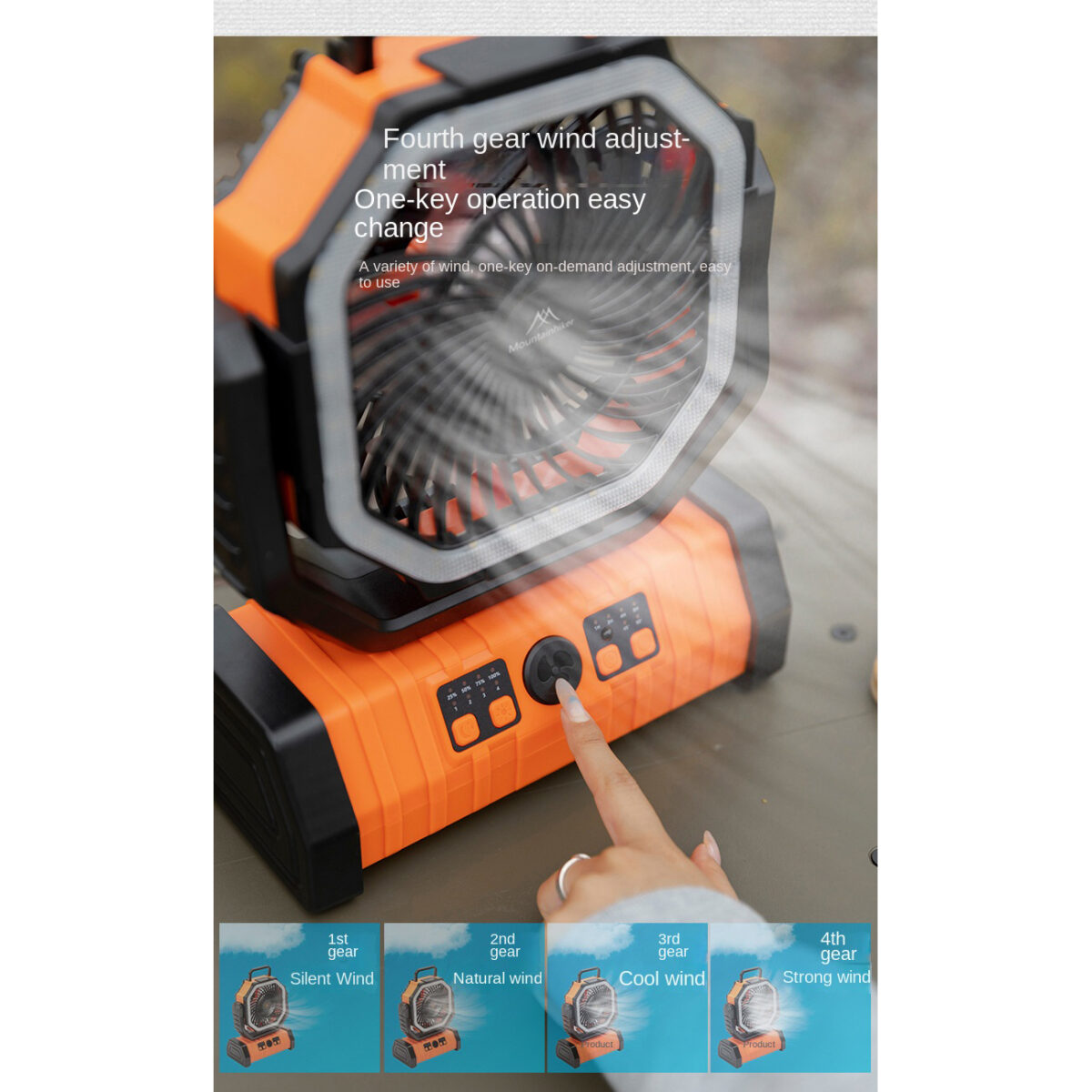 پنکه شارژی Mountainhiker مدل Cybertron Fan v2