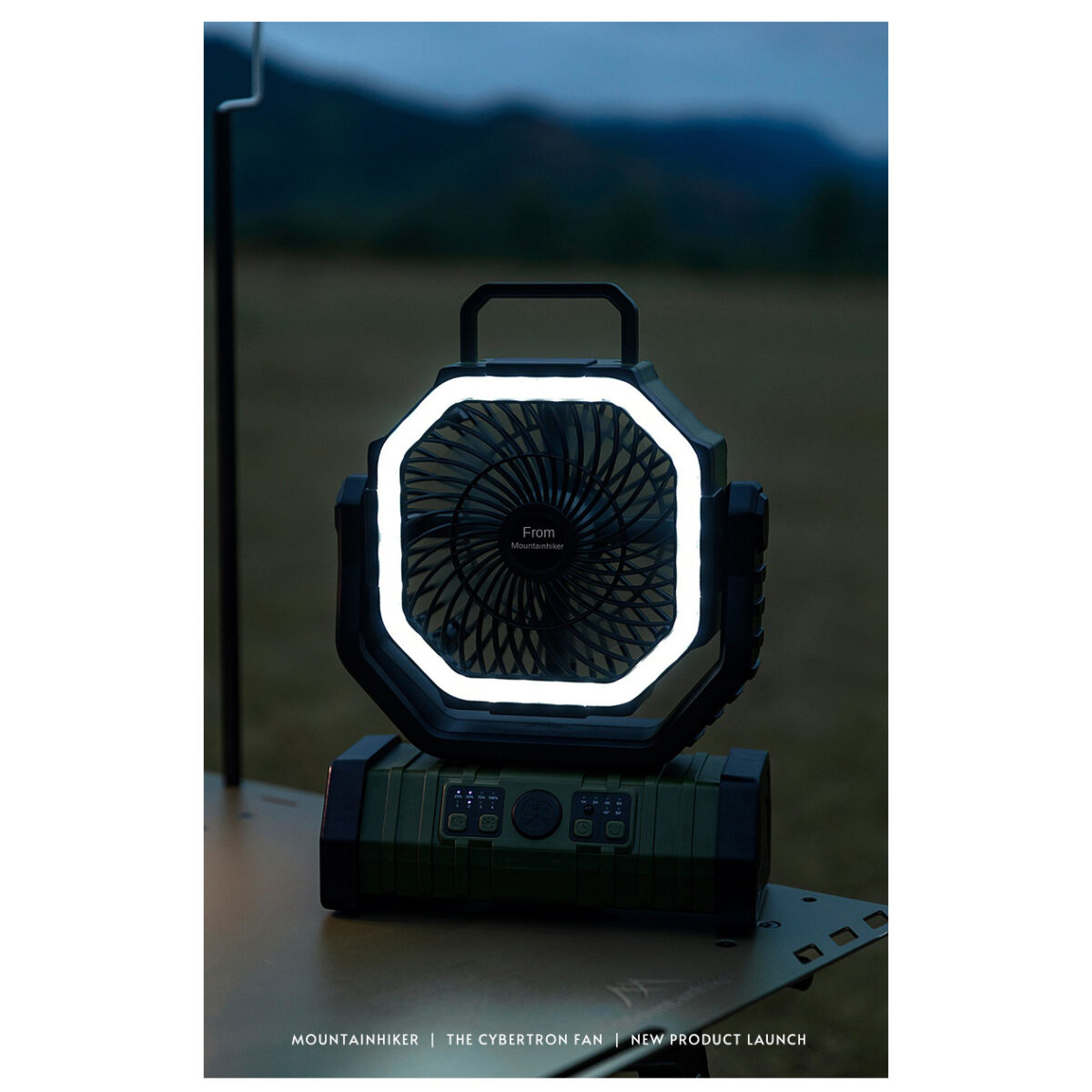 MOUNTAINHIKER SZK1035 RECHARGEABLE PORTABLE TABLE FAN