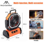 پنکه شارژی Mountainhiker مدل Cybertron Fan v2