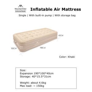 تشک بادی یکنفره Mountainhiker مدل SZK791