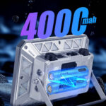 پروژکتور شارژی به همراه پنل RGB مدل W8135 - Image 12