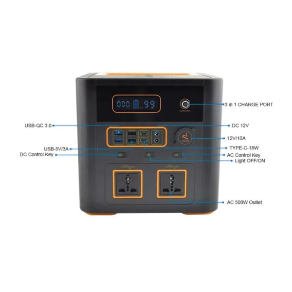 پاور استیشن چندکاره توبیز مدل TBS-150A با ظرفیت 150000 میلی آمپر ساعت