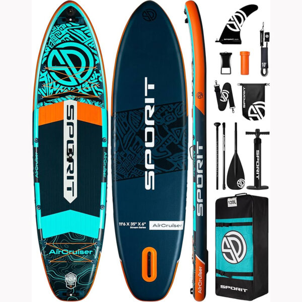پدل برد SPORIT AIR CUSIER BLUE GREY PRO FISHING