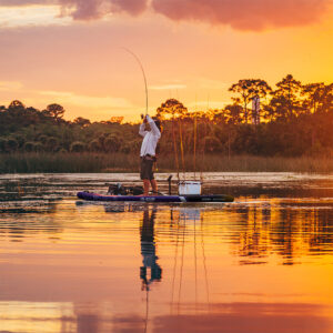 E-SUP FISHING BOARD REFRESHING INFLATABLE PADDLE BOARD