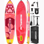 پدل بورد بادی BIG FLY PET FOOTPRINT PINK