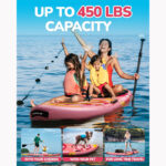 پدل بورد بادی BIG FLY PET FOOTPRINT PINK