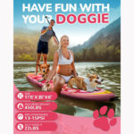 پدل بورد بادی BIG FLY PET FOOTPRINT PINK